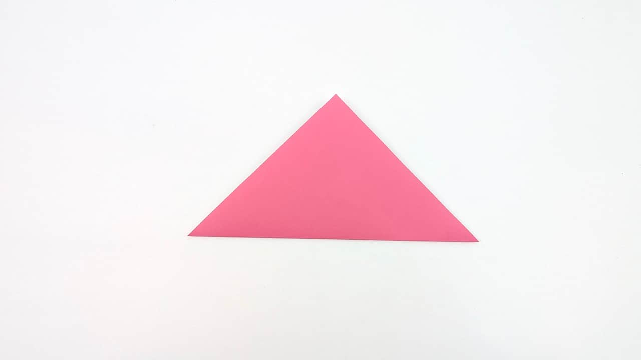 Unfold back to the full square. You should see one diagonal crease.